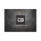 Black Square Monogram Grunge Metal Construction