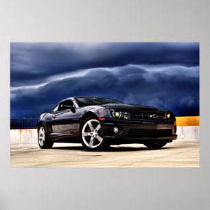 Black SS Camaro Poster