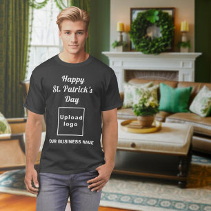 Black St. Patrick's Day Business T-Shirt