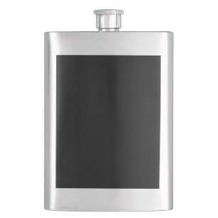 Black Stainless Steel Hip Flask
