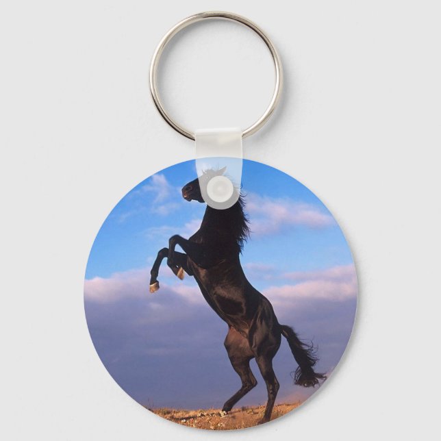 Black Stallion Key Ring (Front)