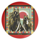 Black Stallion Majesty Dinner Plate