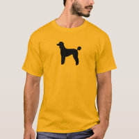Black Standard Poodle Silhouette | Dog Breed