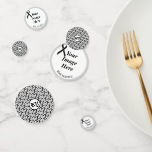 Black Standard Ribbon by Kenneth Yoncich Confetti