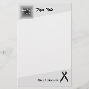 Black Standard Ribbon by Kenneth Yoncich Flyer
