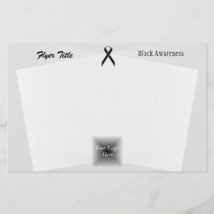 Black Standard Ribbon by Kenneth Yoncich Flyer