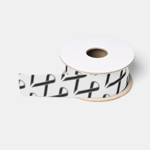 Black Standard Ribbon Grosgrain Ribbon