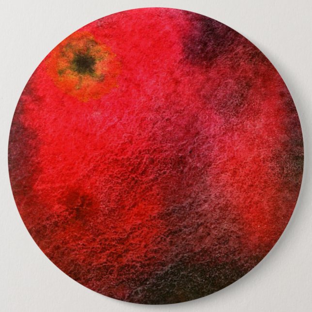 "'Black Star" Abstract Art Button (Front)