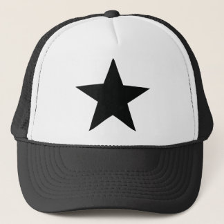black star icon trucker hat