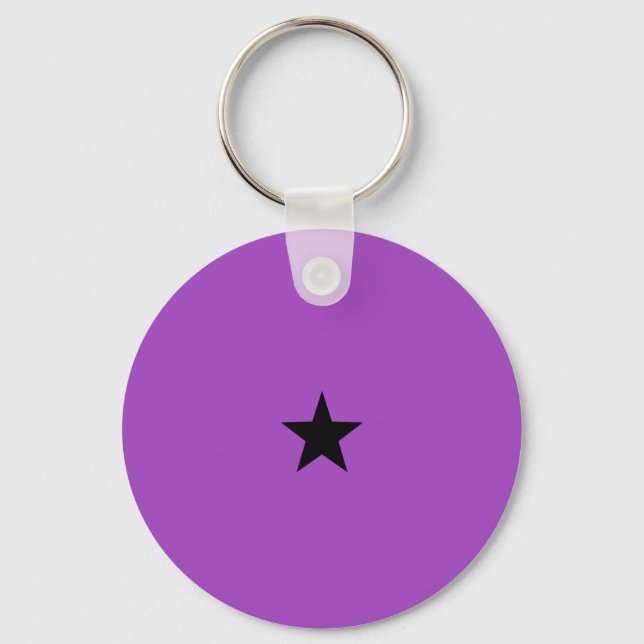 Black Star Keychain (Front)