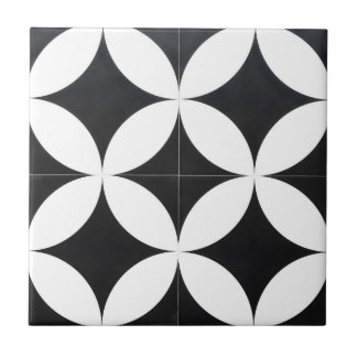 black star pattern tiles
