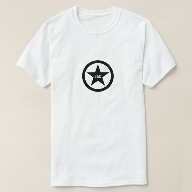 Black Star Shield T-shirt (Design Front)