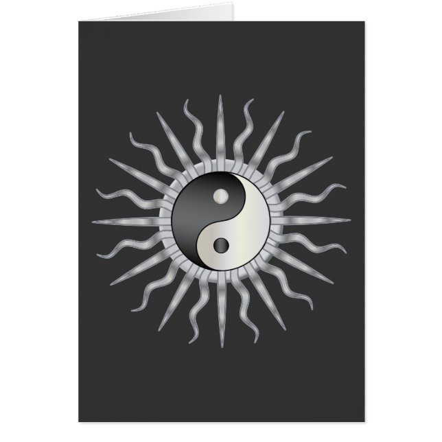 Black Starburst Yin Yang (Front)
