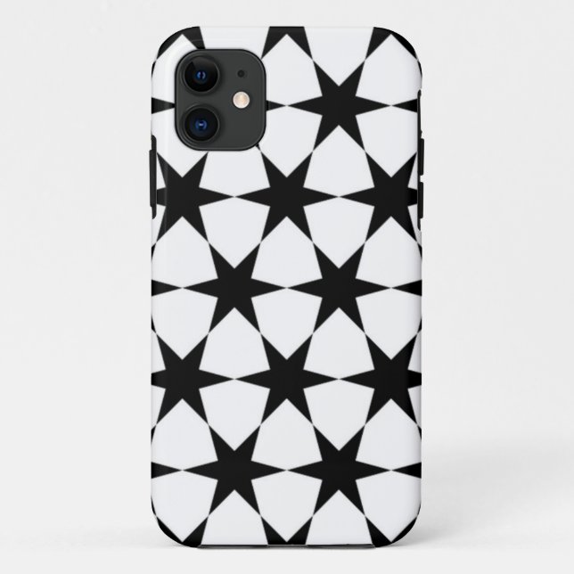 BLACK STARS Case-Mate iPhone CASE (Back)