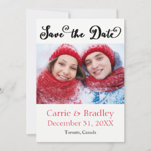 Black Starstruck Confetti - Save the Date