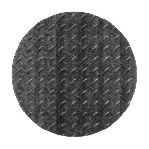 Black steel, fluted metallic texture. cutting board