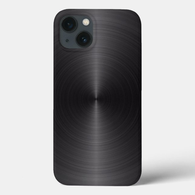 Black Steel print Case-Mate iPhone Case (Back)