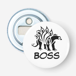 Black Stegosaurus Spiked Dinosaur Bottle Opener