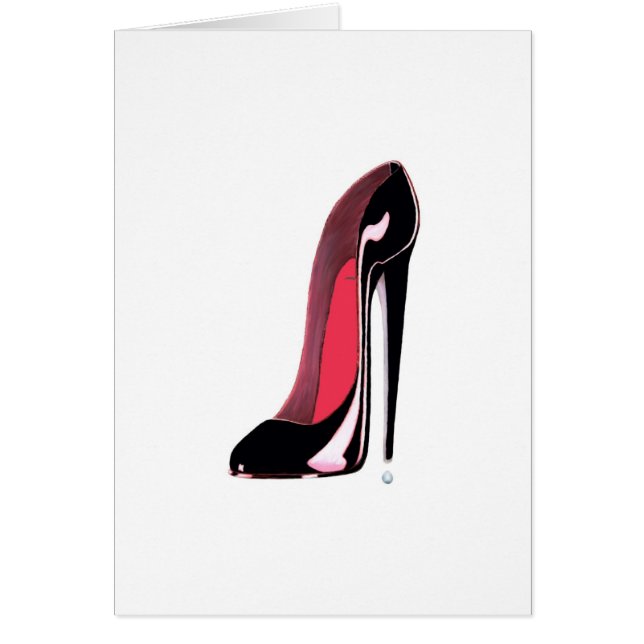 Black stiletto Shoe (Front)