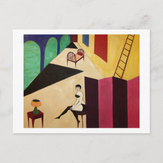 Black Stockings Postcard