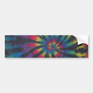 Black Stripe Tie Dye Swirl Sticker
