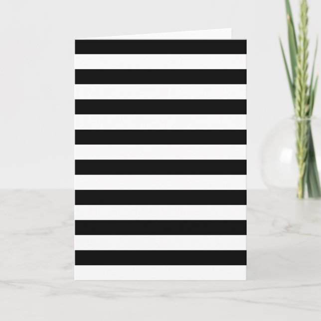 Black Stripes Card (Front)
