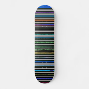 Black stripes for skaters skateboard