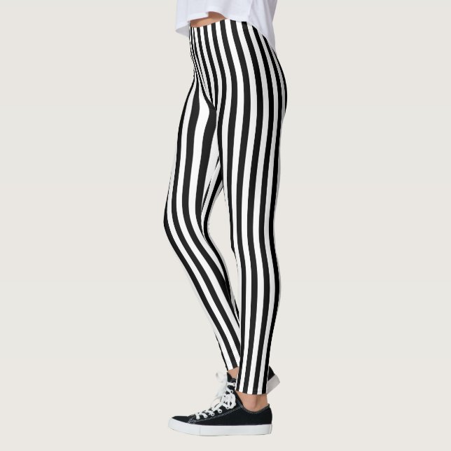 Black Stripes Leggings (Left)