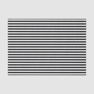 Black Stripes pattern - Customisable background Tissue Paper