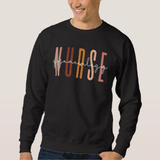 Black Strong Gynaecology Nurse Melanin African Sweatshirt