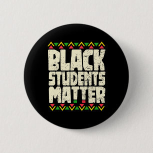 Black Students Problem Shirt, Black History Month 6 Cm Round Badge