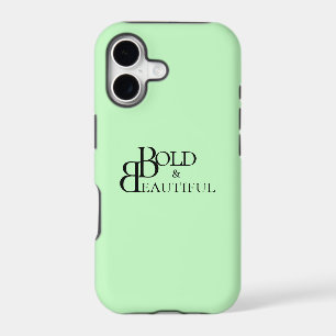 Black Stylish Monograms Lettering Design