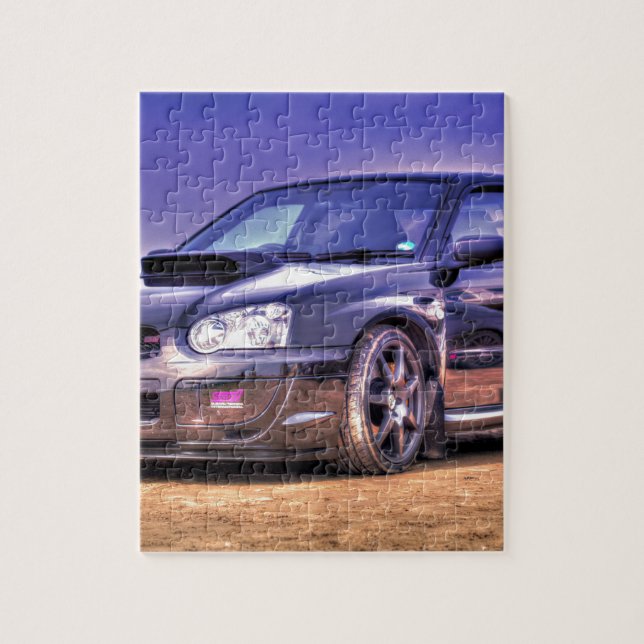 Black Subaru Impreza WRX STi Jigsaw Puzzle (Vertical)