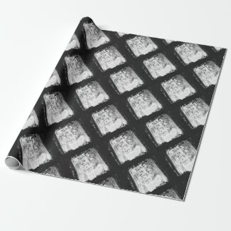 black such a happy colour wrapping paper