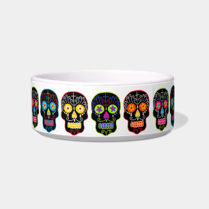 Black Sugar Skull Bowl