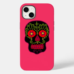 Black Sugar Skull Case-Mate iPhone 14 Plus Case