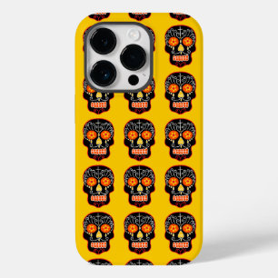 Black Sugar Skull Case-Mate iPhone 14 Pro Case