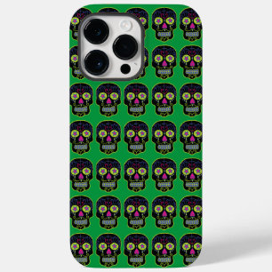Black Sugar Skull Case-Mate iPhone 14 Pro Max Case