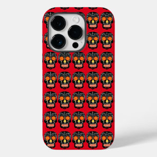 Black Sugar Skull Case-Mate iPhone 14 Pro Case