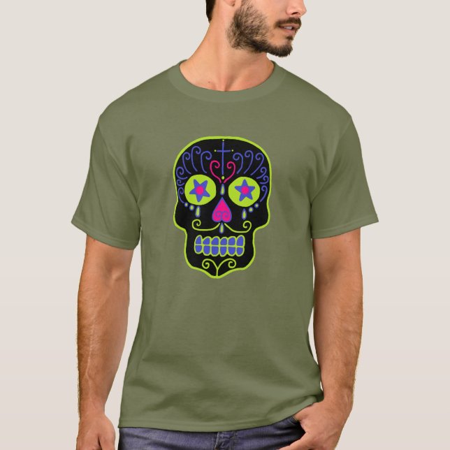 Black Sugar Skull T-Shirt (Front)