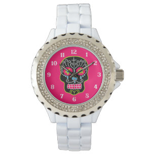 Black Sugar Skull Watch
