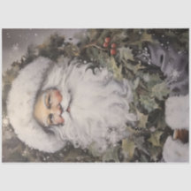 Black Suit Santa Tissue Paper