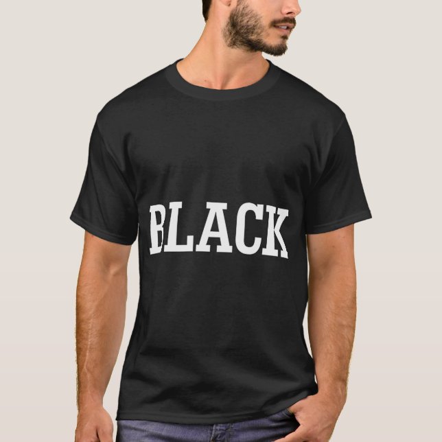 Black Summer Summer Collection T-Shirt (Front)