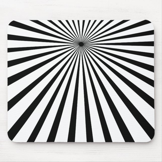 Black Sun Mouse Pad (Front)