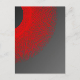 black sun red light postcard
