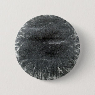 Black Sun silver grey graphite abstract 6 Cm Round Badge