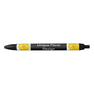 Black Sunflower Pen