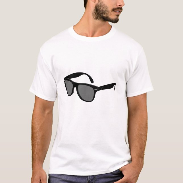 Black Sunglasses Tee Shirt (Front)