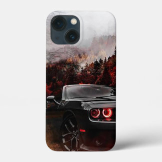 black super cars iPhone 13 mini case
