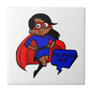 black super mum ceramic tile